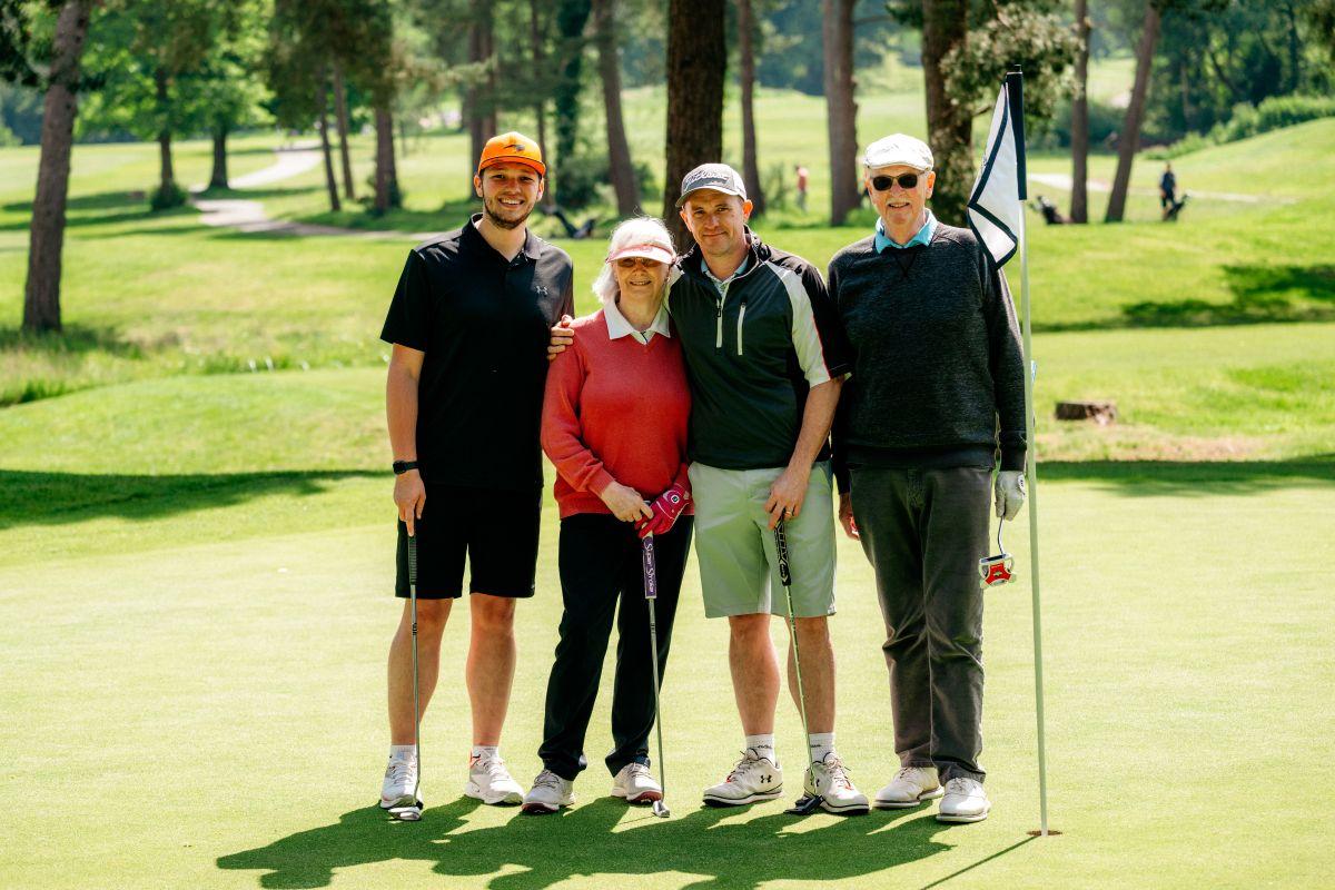Golf team playing golf at The Old Thorns Hotel & Resort