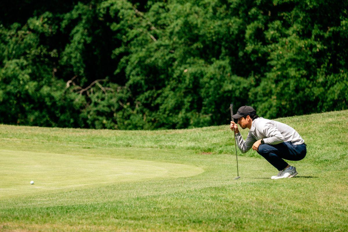 Golfer playing at The Old Thorns Hotel & Resort