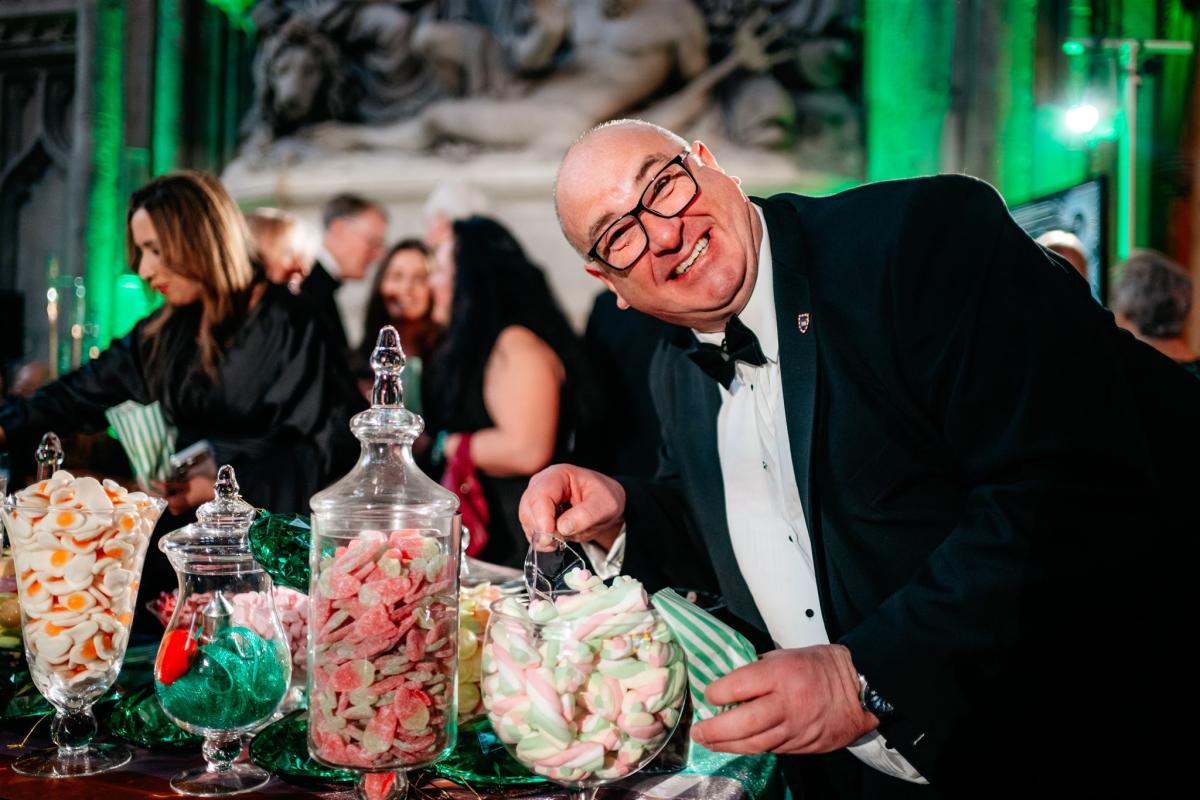 Guest with sweets