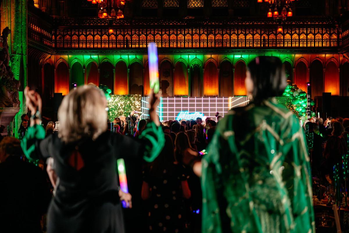 Guests dancing 
