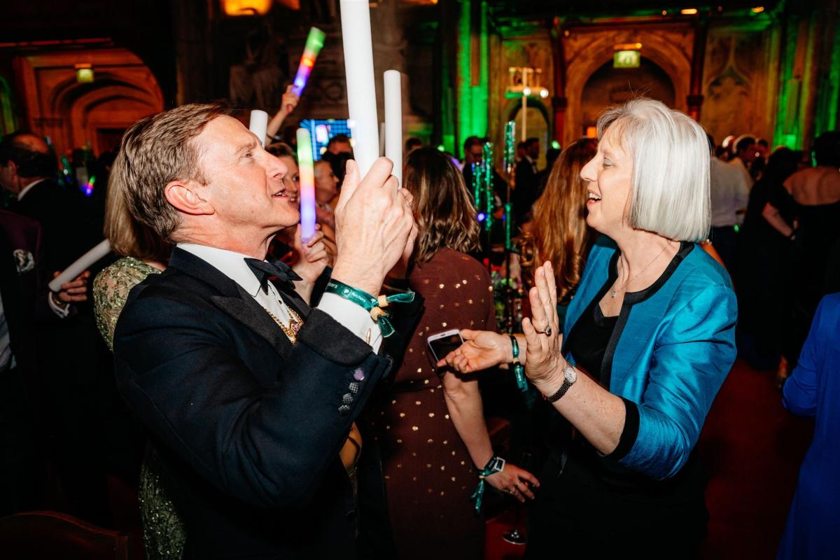 Guests dancing 