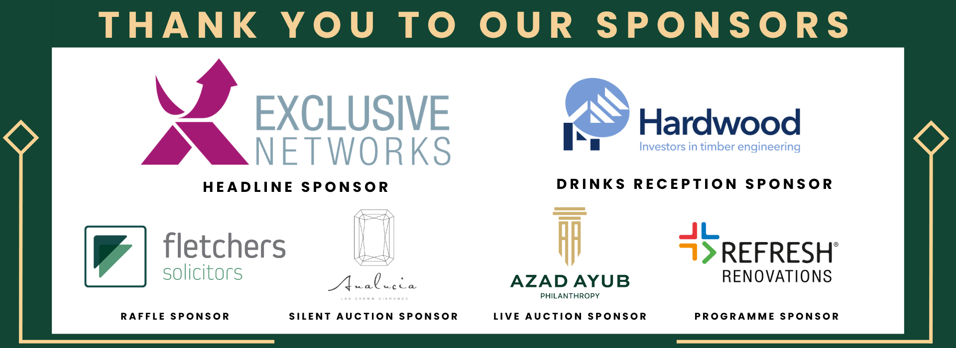 Thank you to our sponsors