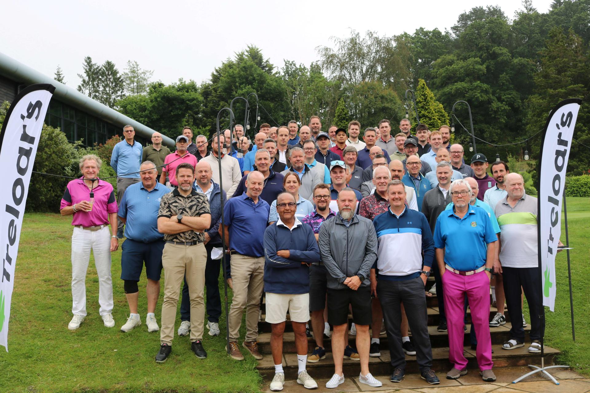 Group image of golfers