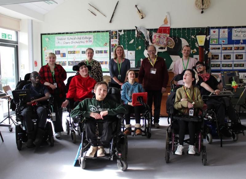 Treloar College Open Orchestra with composer Chris Gardner