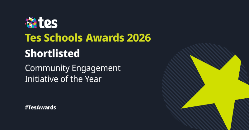TES School Award 2026 Shortlisted for Community Engagement of the Year
