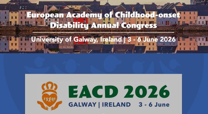 European Academy of Childhood Disability Annual Congress graphic
