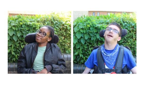 Treloar's College students Angel and Brendan