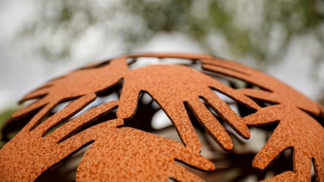 Firepit in the Outdoor Learning centre at Treloar's