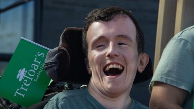 Treloar College student Ted, smiling