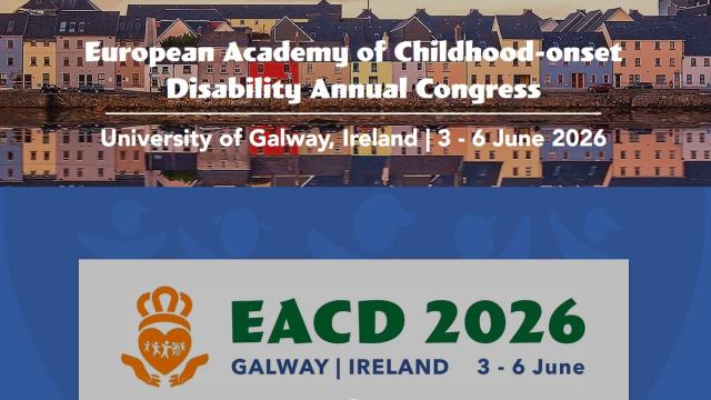 European Academy of Childhood Disability Annual Congress graphic