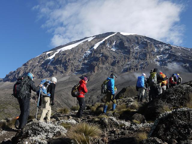 Team on Kilimanjaro