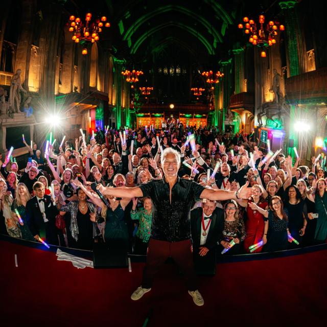 Martin Kemp with crowd behind at The Treloar's Gala Dinner 2026