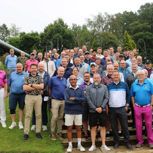 Group image of golfers