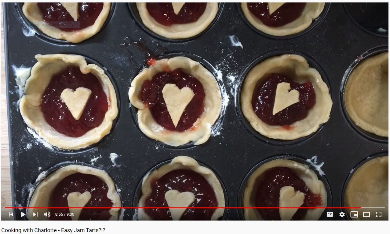 Cooking with Charlotte jam tarts