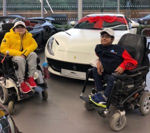 Students Josh and Hashim visited Scuderia Prestige in Camberley for work experience