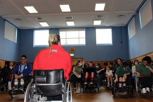 Inspirational Visit From Paralympian