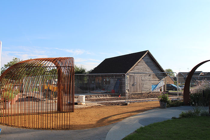 Construction of the New outdoor learning classroom