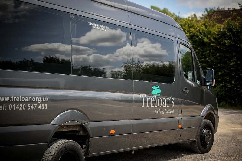 Treloar's grey branded vehicle