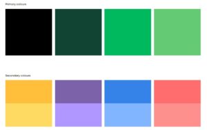 Treloar's new colour palette